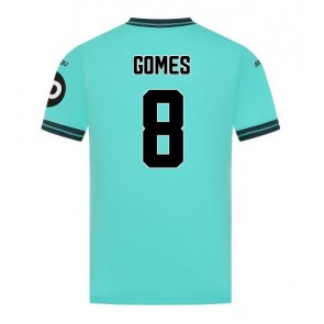 Wolves Joao Gomes #8 Udebanetrøje 2025-26 Kort ærmer Wolves Joao Gomes #8 Udebanetrøje 2025-26 Kort ærmer